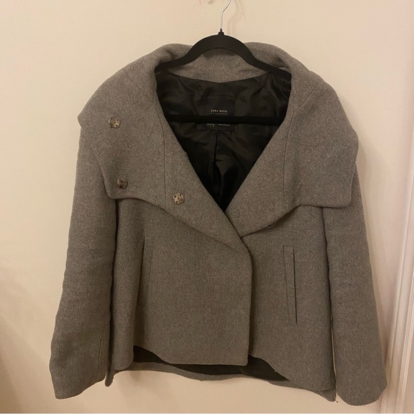 Zara short wool coat - Picture 3 of 12